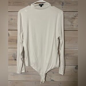 white Long Sleeve bodysuit
